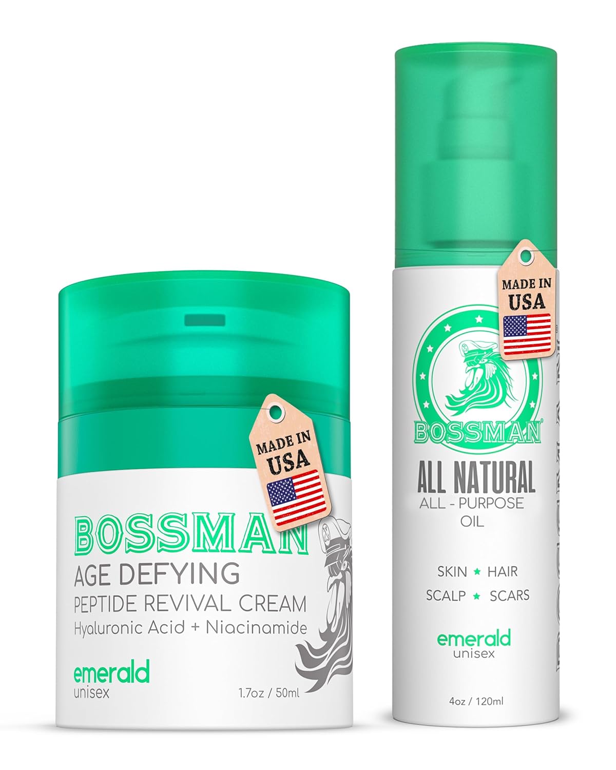 Bossman Skin, Scalp, and Hair Oil - 4 oz