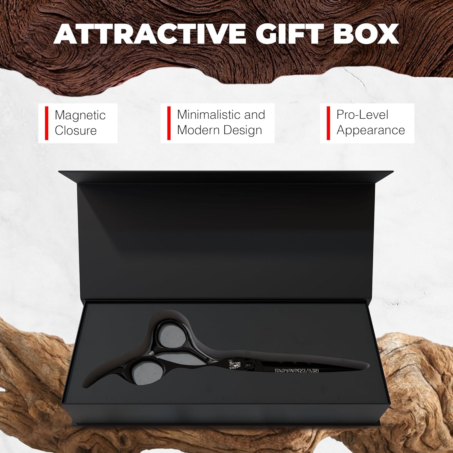 Bossman Professional Barber Scissors | Hairdressing Scissors / Hair Cutting Scissors for Barbers and Hairdressers