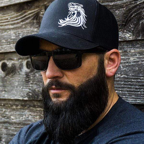 Bossman Black Mesh Snapback Trucker Hat Bossman Brands