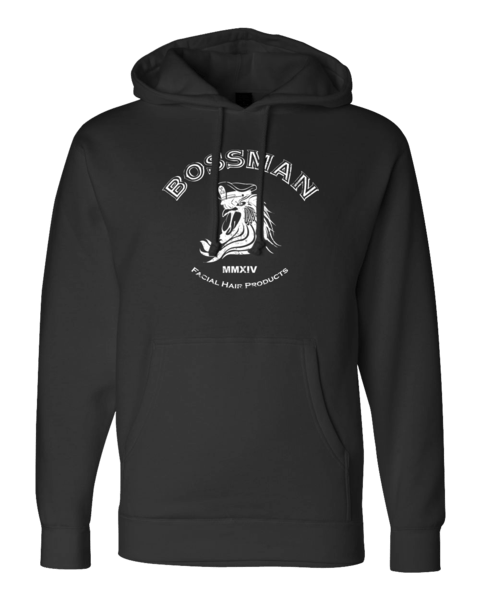 Bossman Black Pull Over Hoodie (Heavy Weight) Bossman Brands