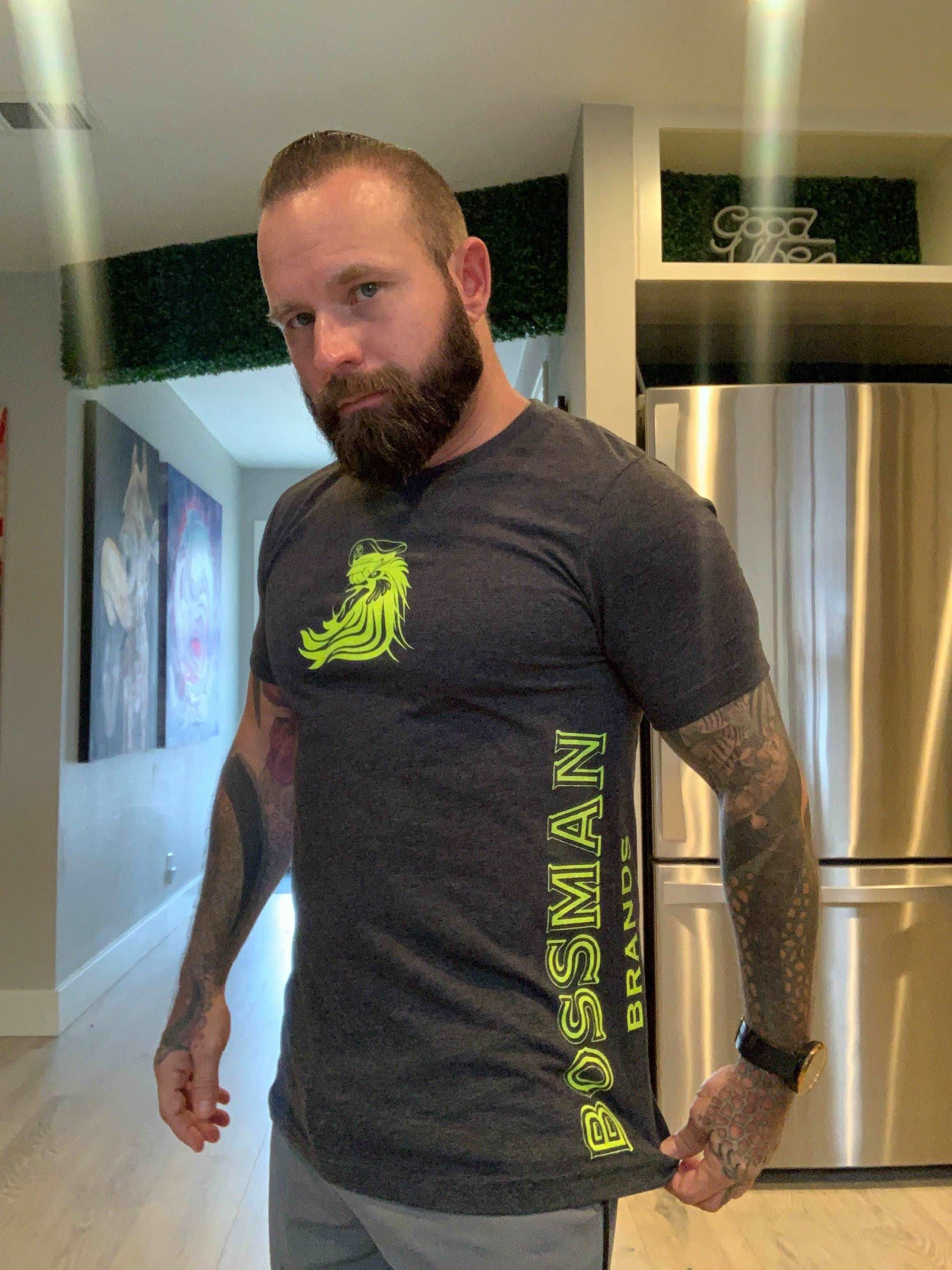 Bossman Gym Tee - Neon Bossman Brands