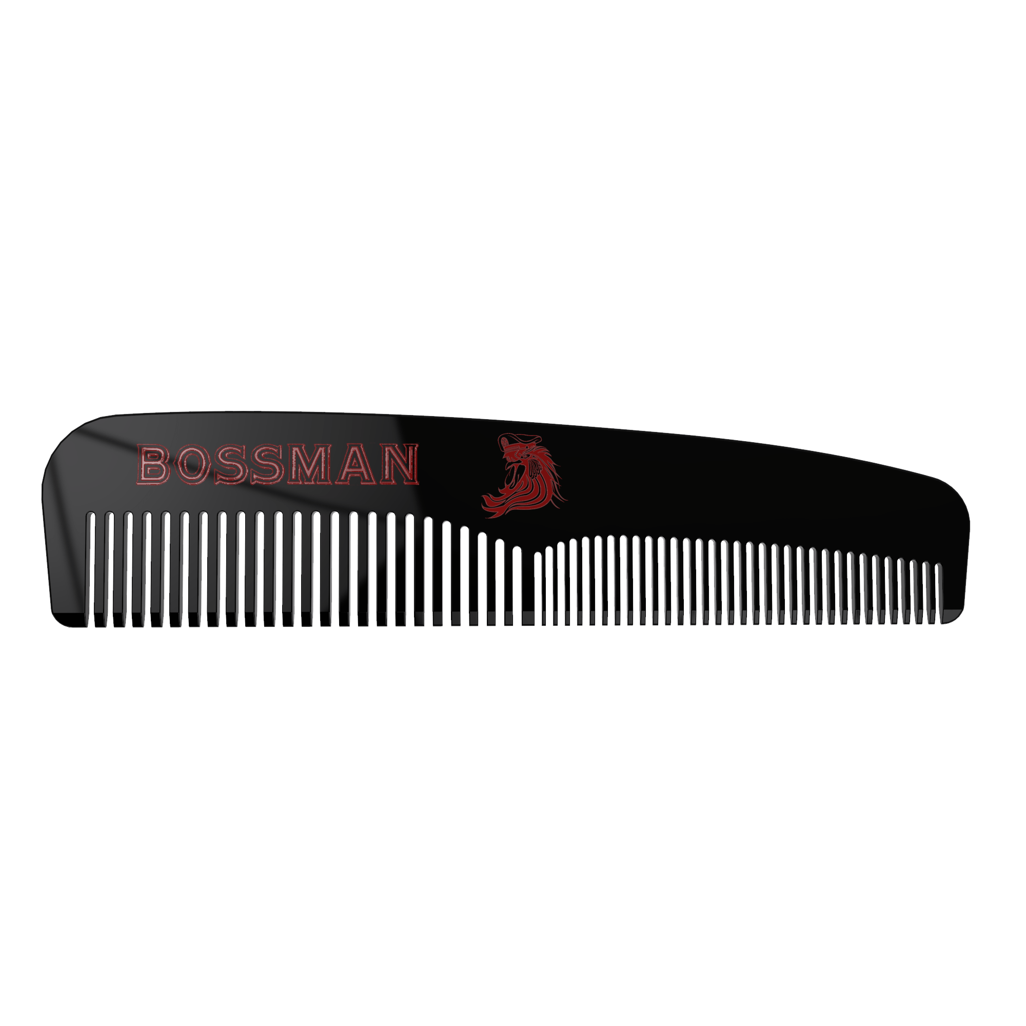 Bossman Set of 3 Acetate Beard, Mustache, Hair Combs Bossman Brands