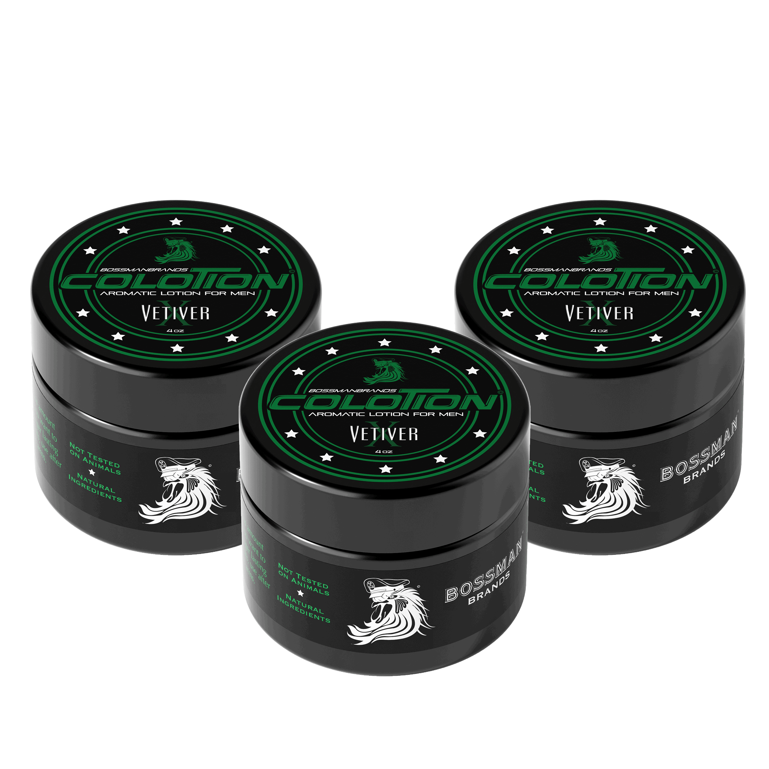 Colotion - Variety Pack (Vetiver X, The Gatsby, Royal Oud, Stagecoach) Bossman Brands