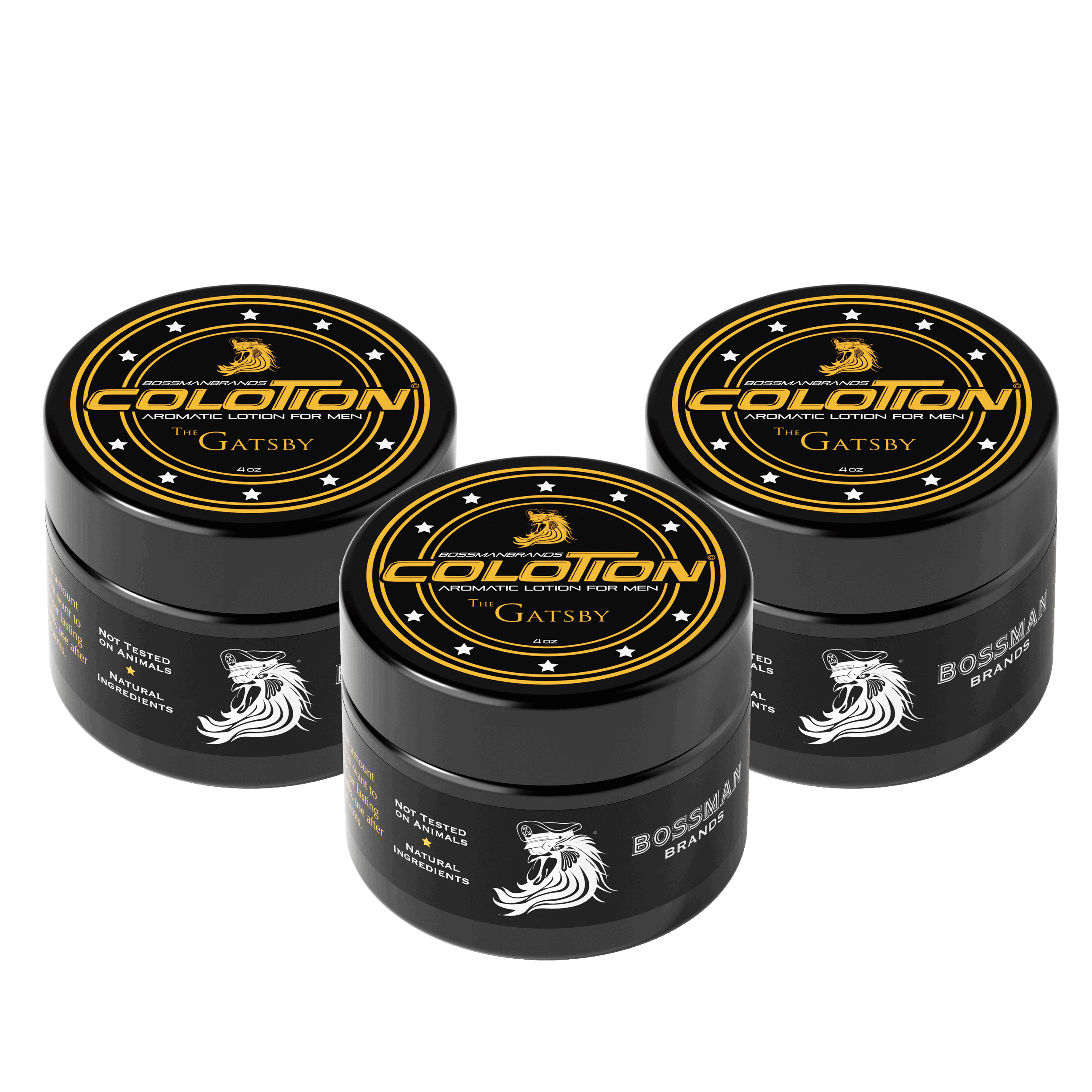 Colotion - Variety Pack (Vetiver X, The Gatsby, Royal Oud, Stagecoach) Bossman Brands