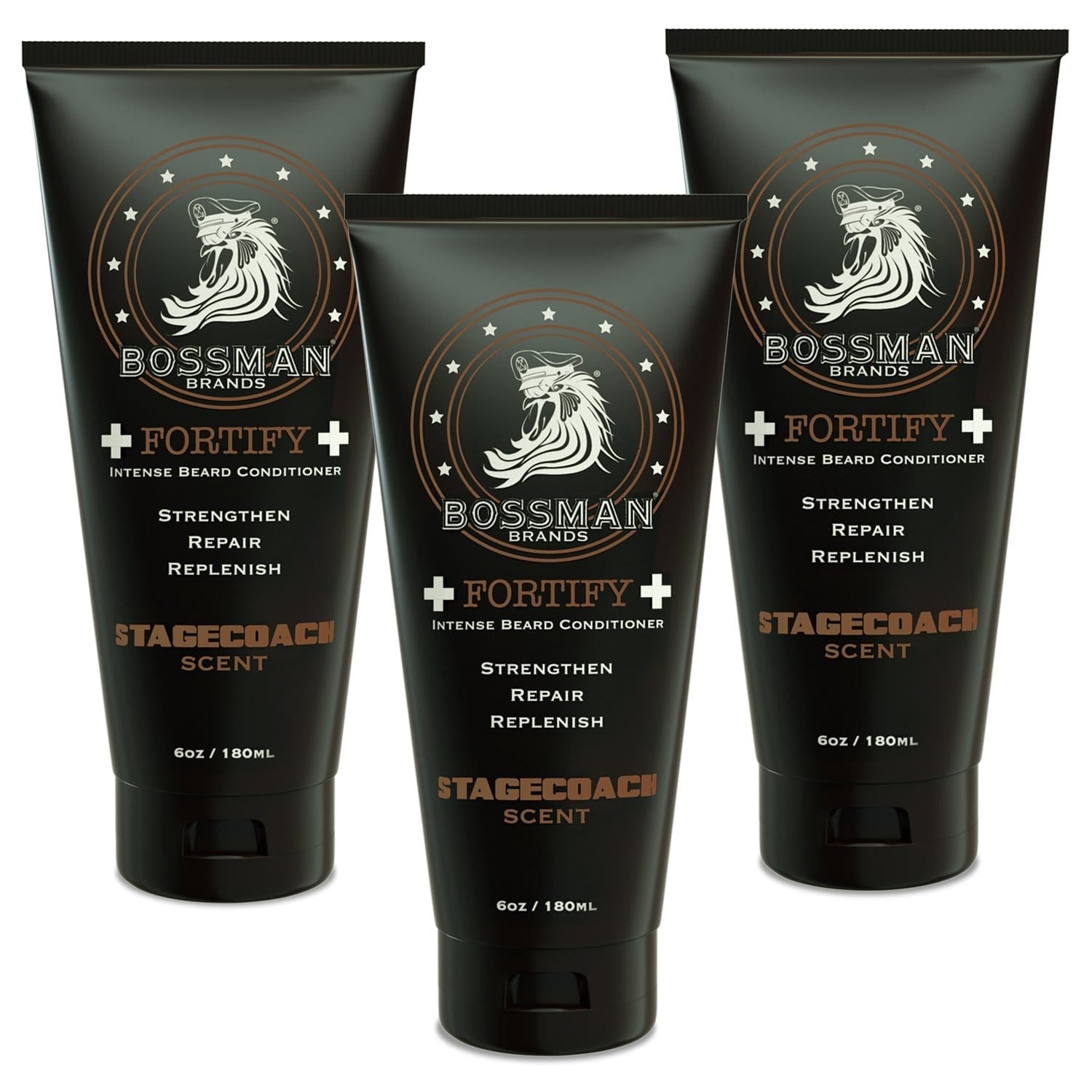 Fortify Intense Beard Conditioner | Facial Hair & Beard Conditioners Bossman Brands