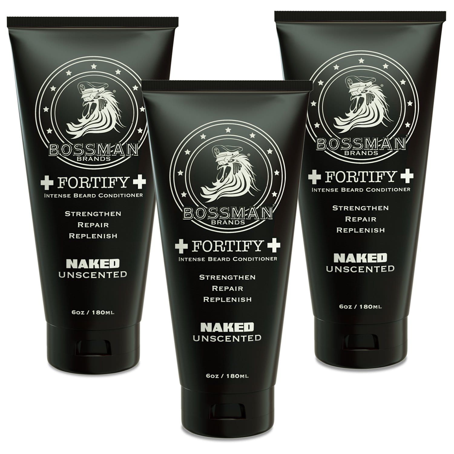 Fortify Intense Beard Conditioner | Facial Hair & Beard Conditioners Bossman Brands
