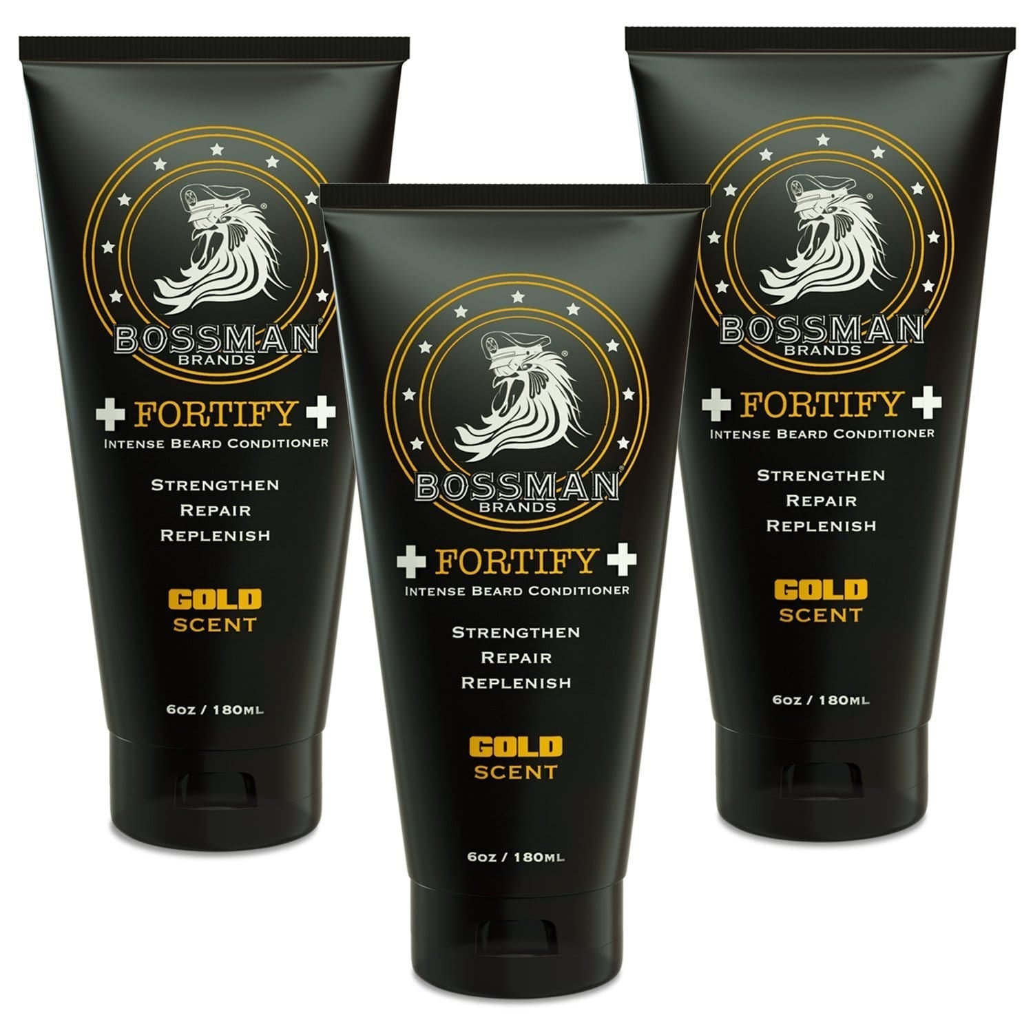 Fortify Intense Beard Conditioner | Facial Hair & Beard Conditioners Bossman Brands