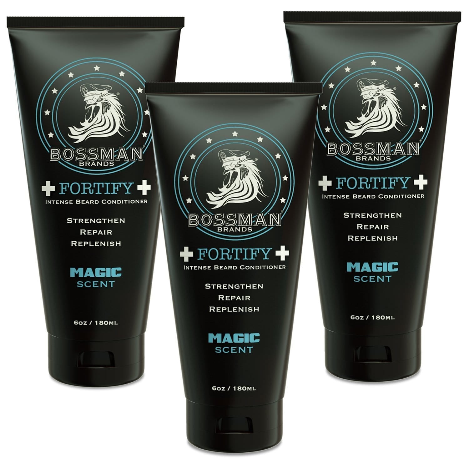 Fortify Intense Beard Conditioner | Facial Hair & Beard Conditioners Bossman Brands