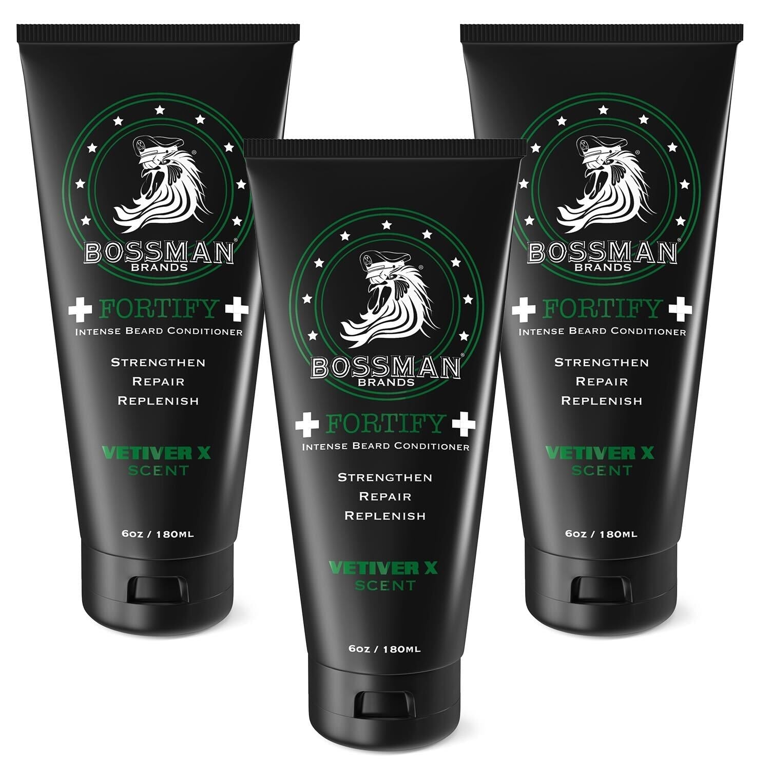 Fortify Intense Beard Conditioner | Facial Hair & Beard Conditioners Bossman Brands