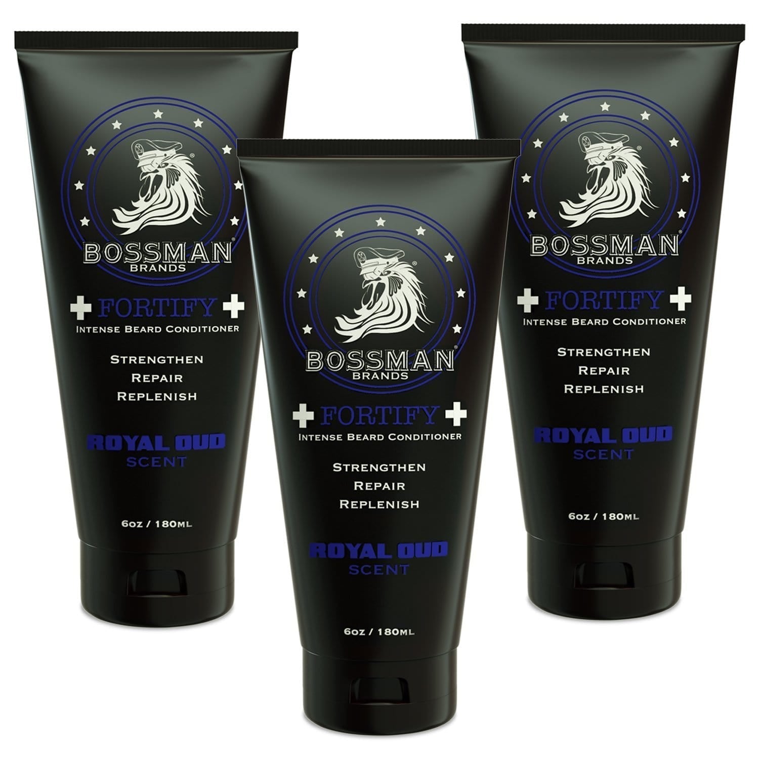 Fortify Intense Beard Conditioner | Facial Hair & Beard Conditioners Bossman Brands
