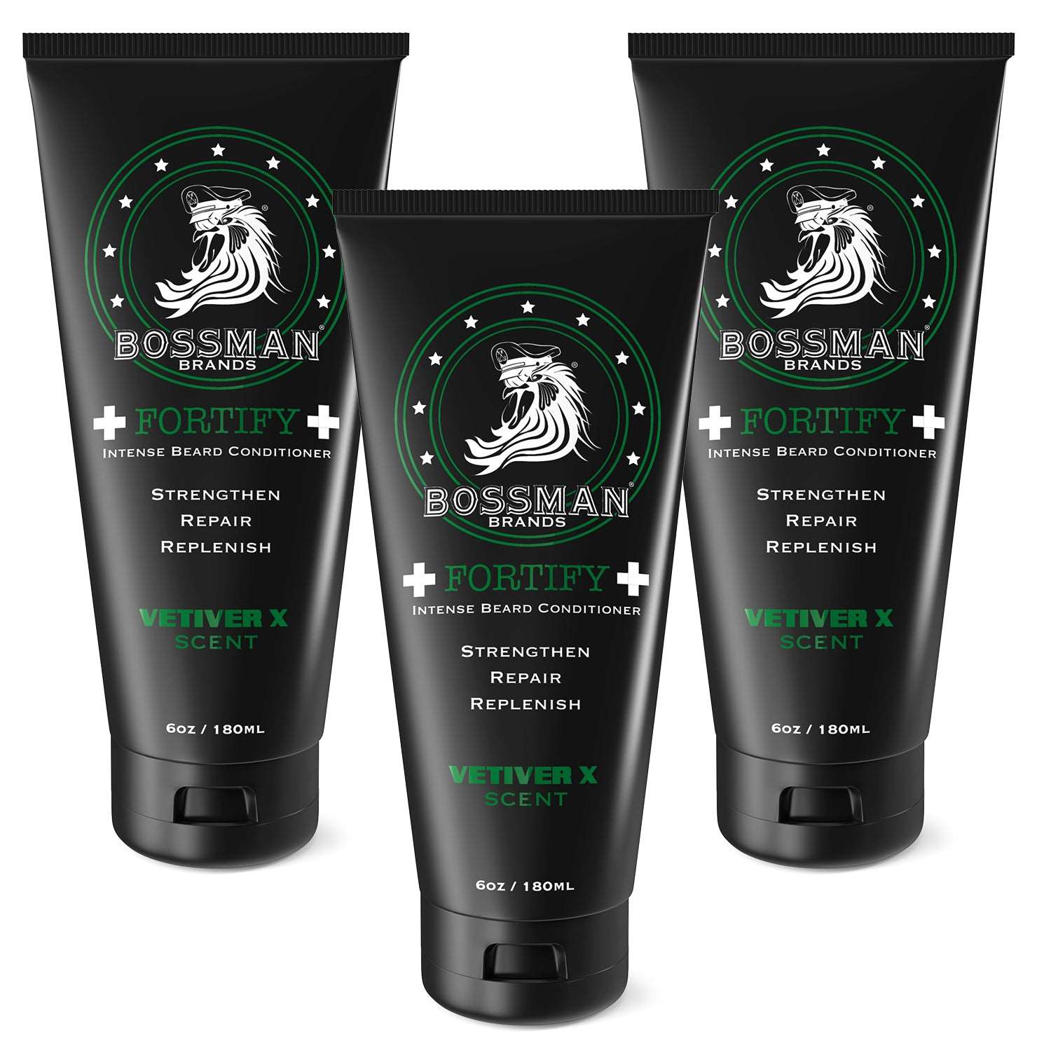 Fortify Intense Beard Conditioner | Facial Hair & Beard Conditioners Bossman Brands