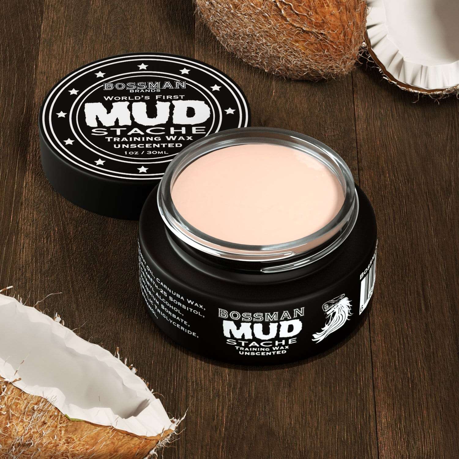 MUDstache® Mustache Training Wax Bossman Brands