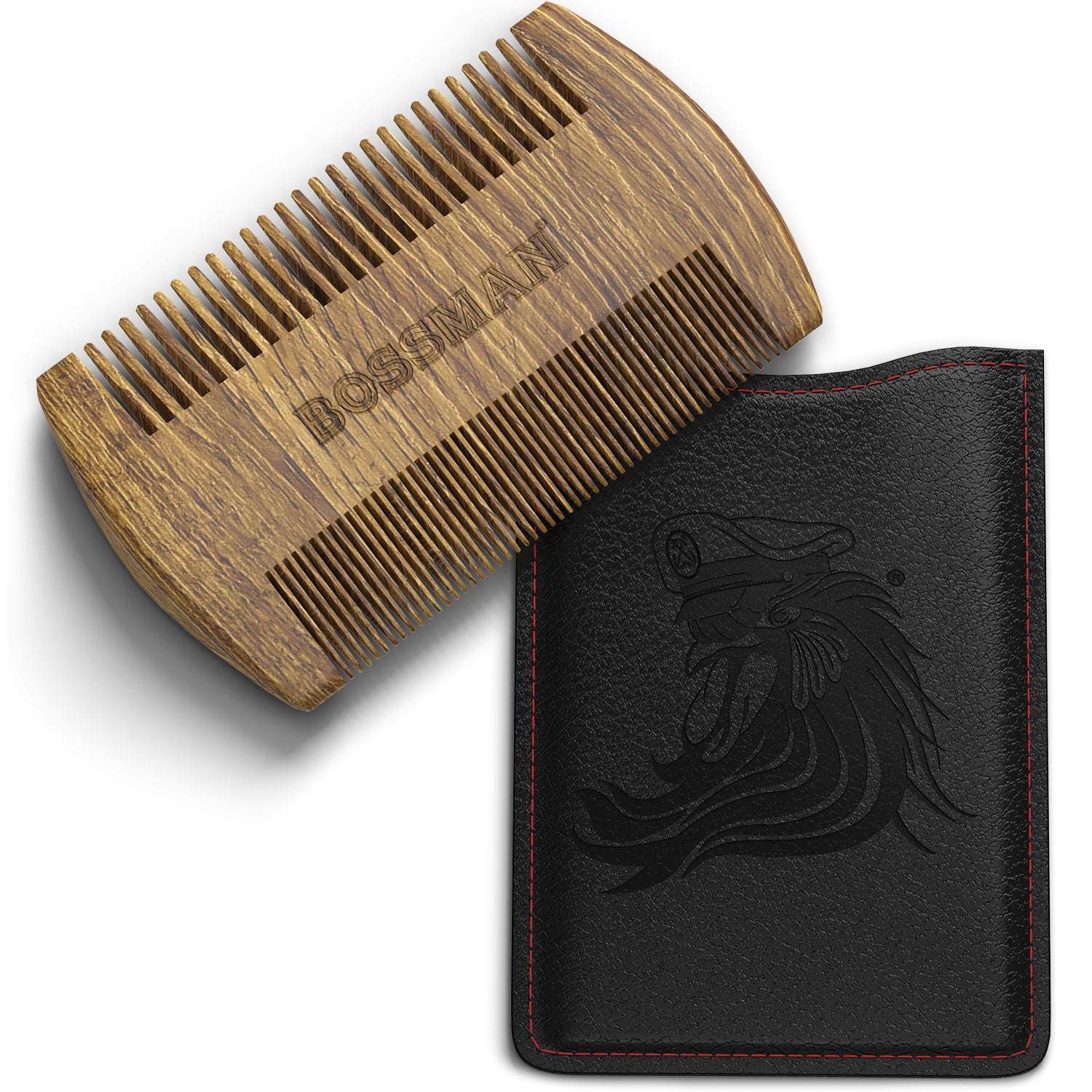 Pocket Size Green Sandalwood Comb Bossman Brands