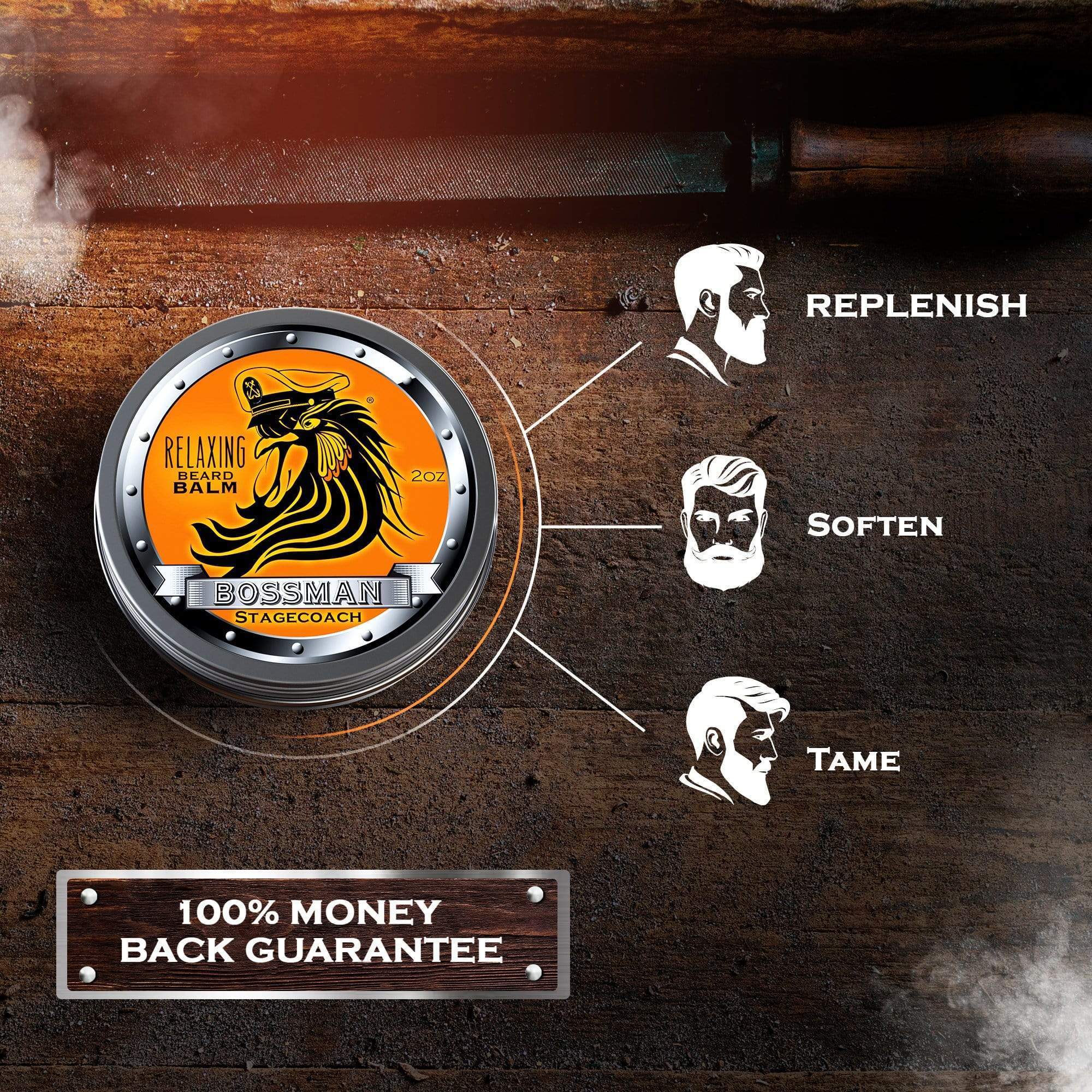 Relaxing Beard Balm Bossman Brands