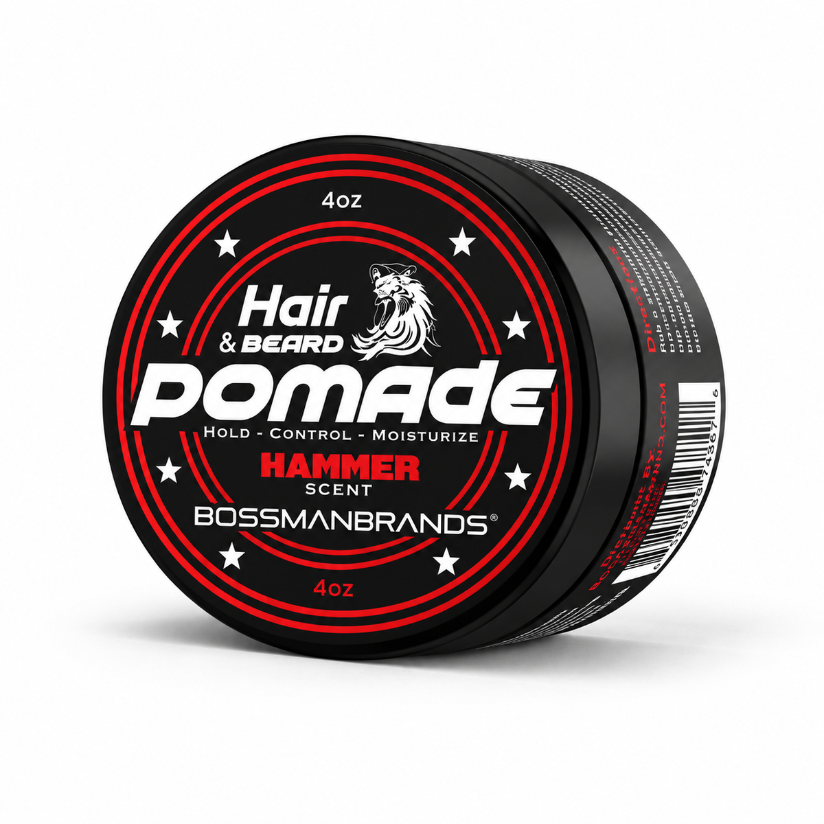 Hair & Beard Pomade, Hammer, jar closed#Scent_Hammer