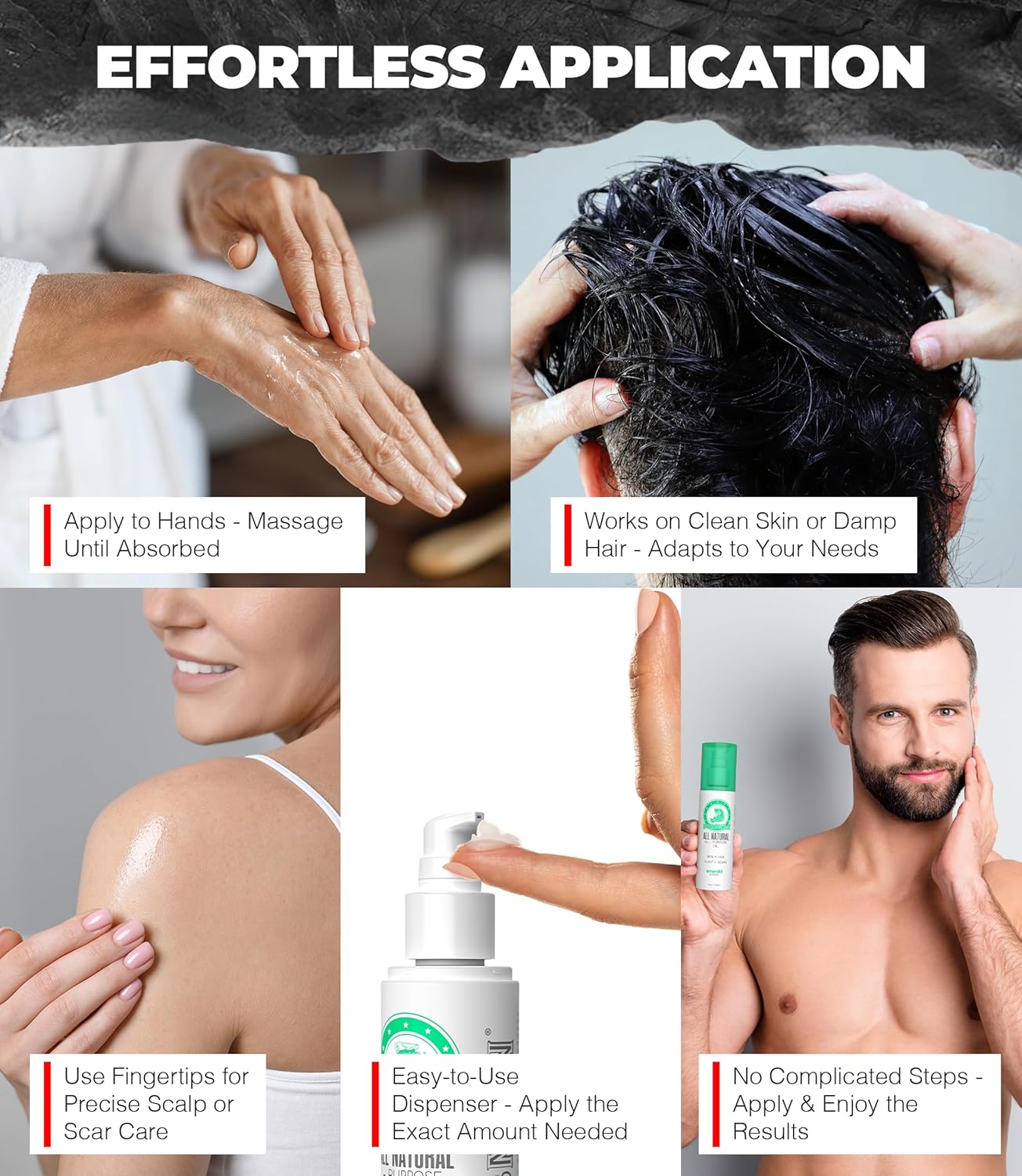 Bossman Skin, Scalp, and Hair Oil - 4 oz