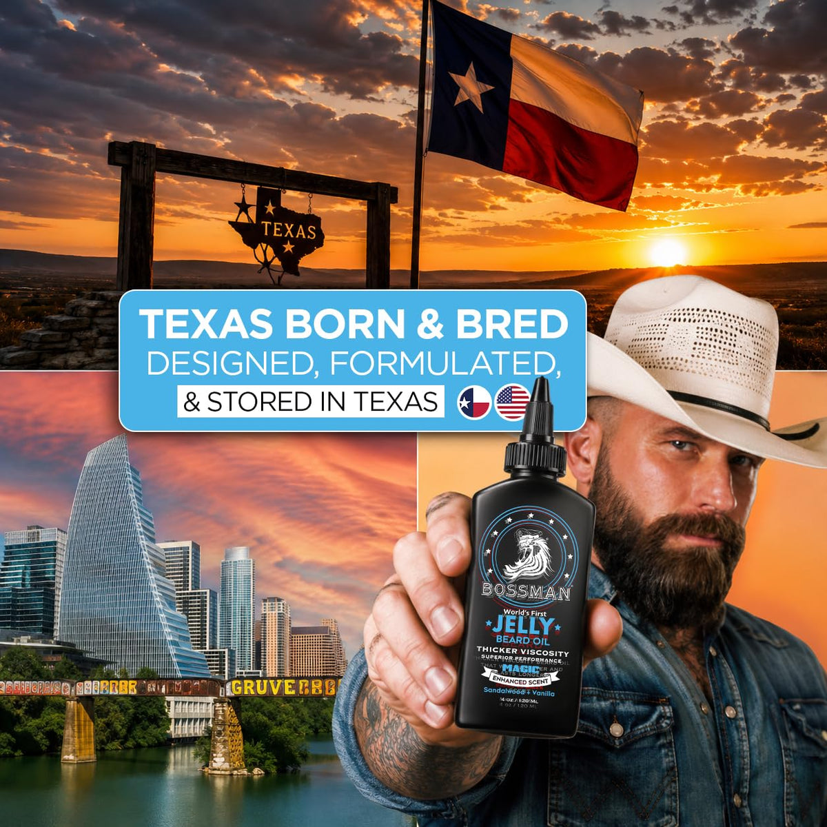 Jelly Beard Oil, Magic, Texas born and bred#Scent_Magic