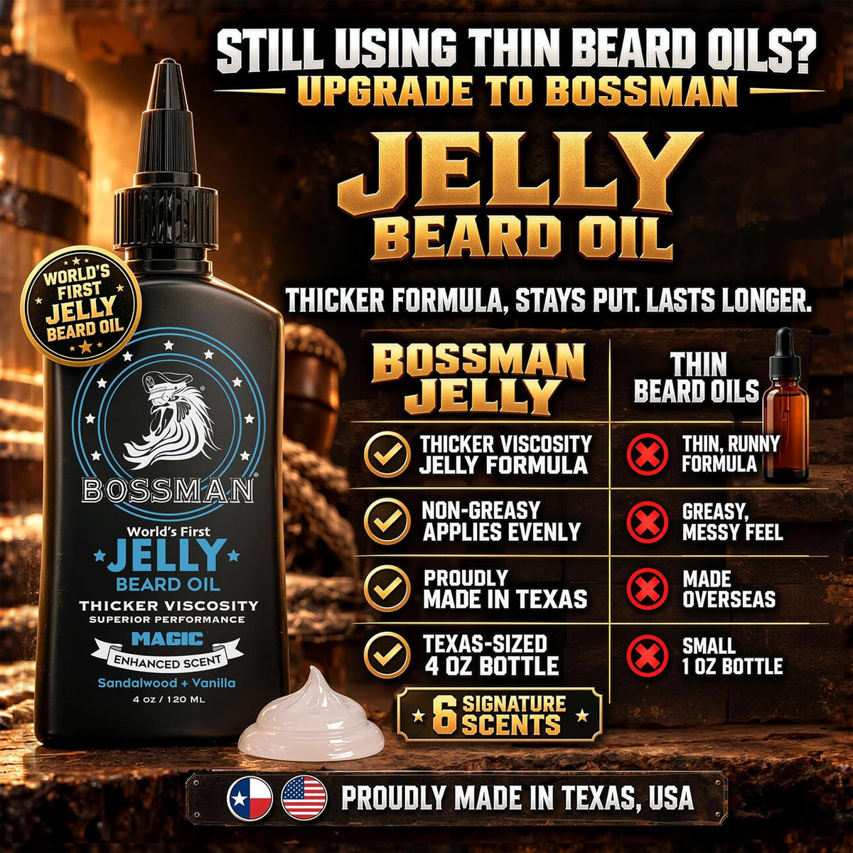 Jelly Beard Oil, Magic, upgrade from thin beard oil#Scent_Magic