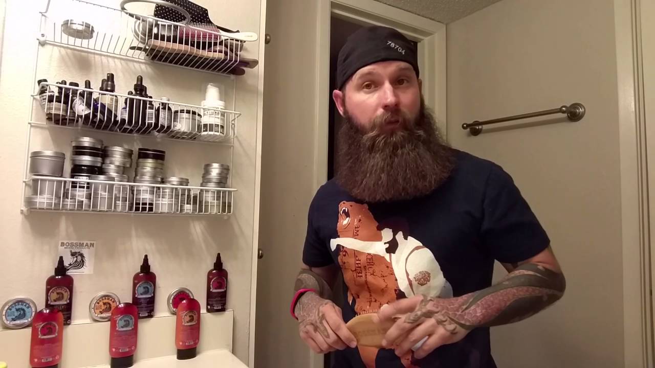 Bossman Brands Boar Hair Beard Brush Bossman Brands