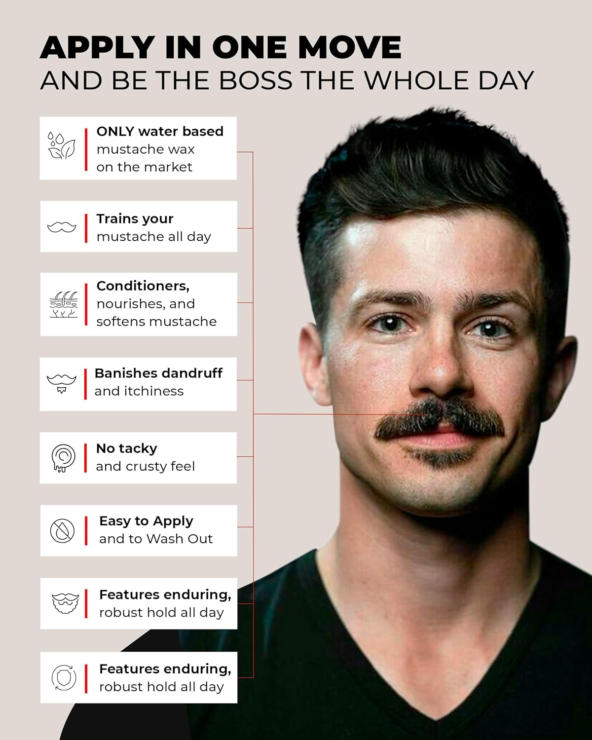 Mustache Wax | MUDstache® Mustache Training Wax