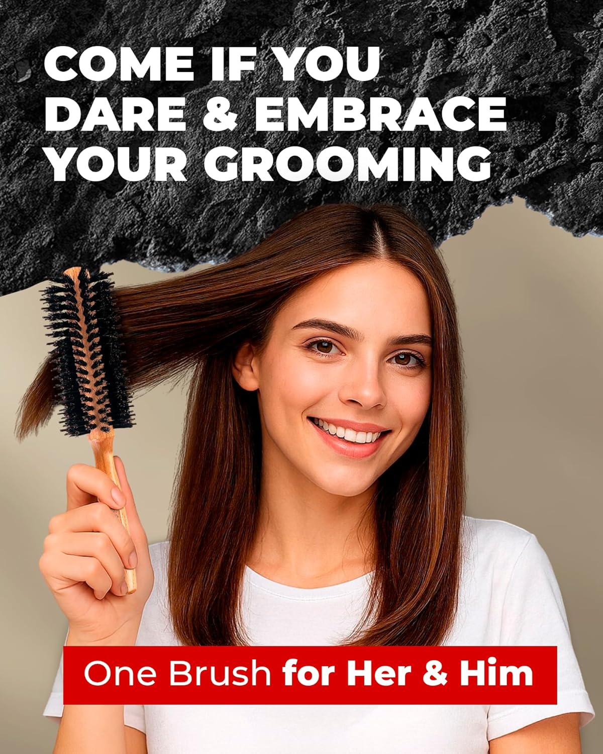 Round Brush | Round Boar & Nylon Bristle Brush