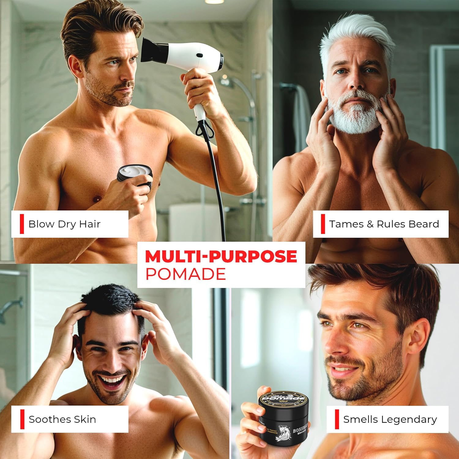 Hair & Beard Hammer Pomade [Clearance - Final Sale]