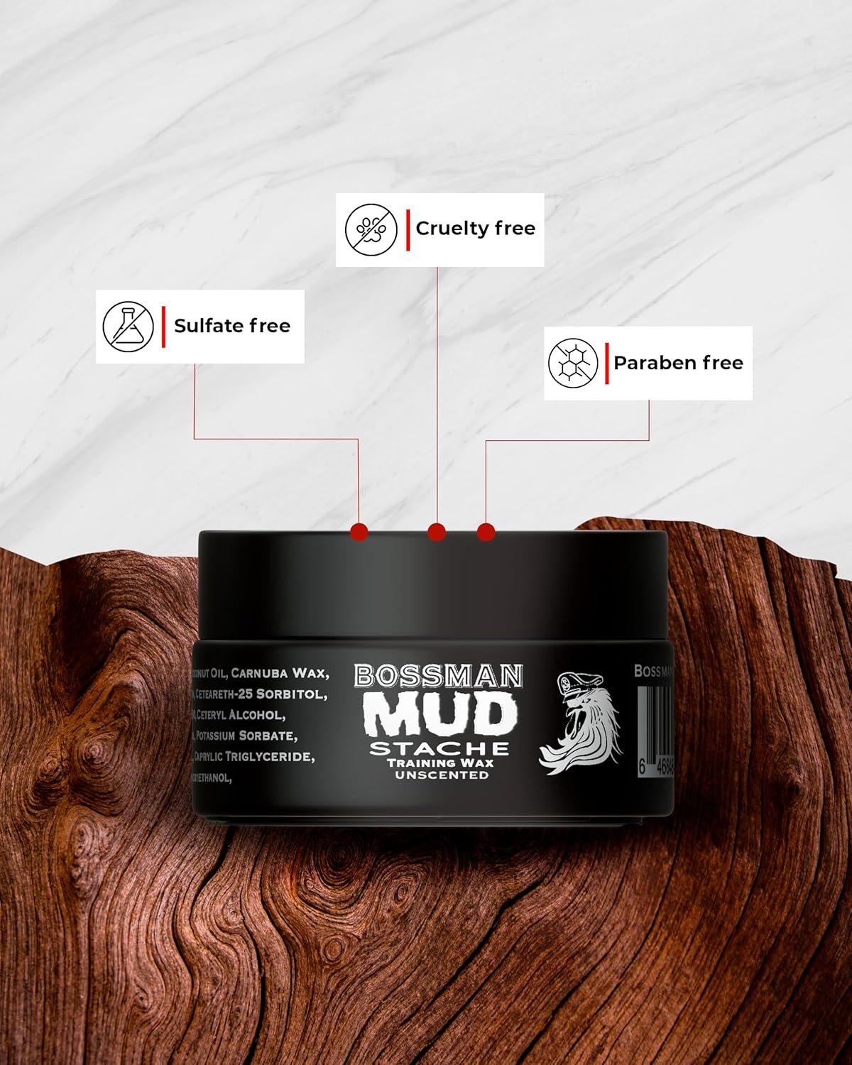 Mustache Wax | MUDstache® Mustache Training Wax