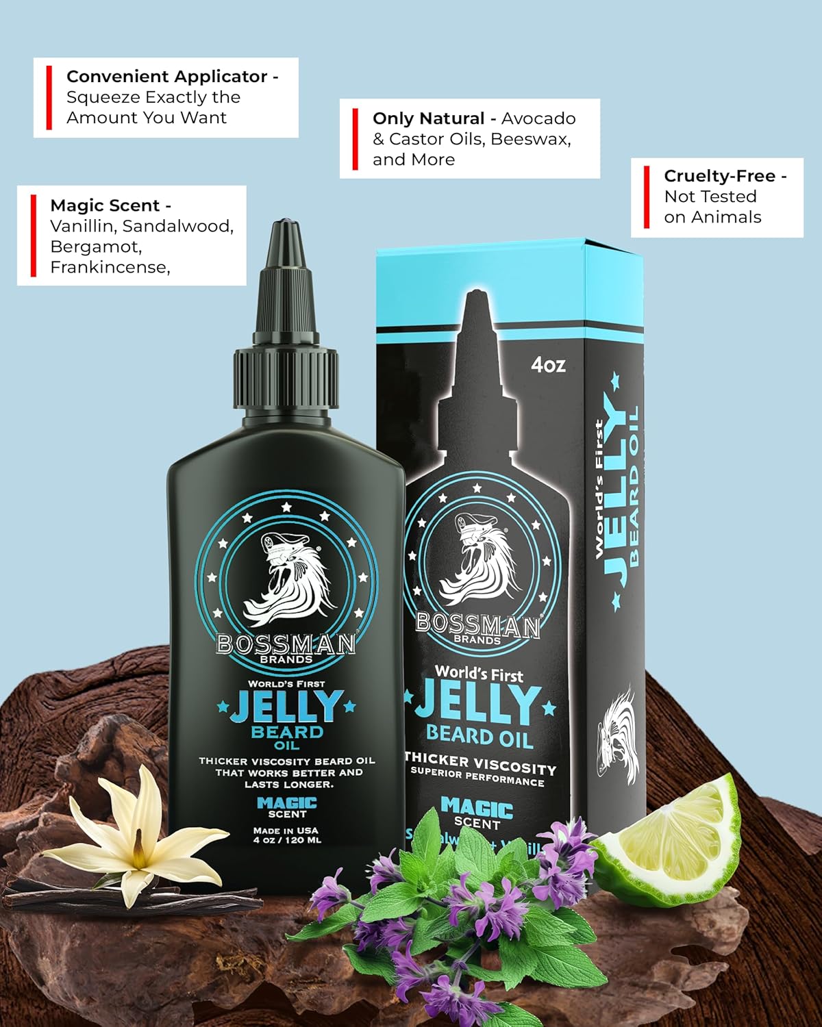 Jelly Beard Oil - 6 Pack Variety