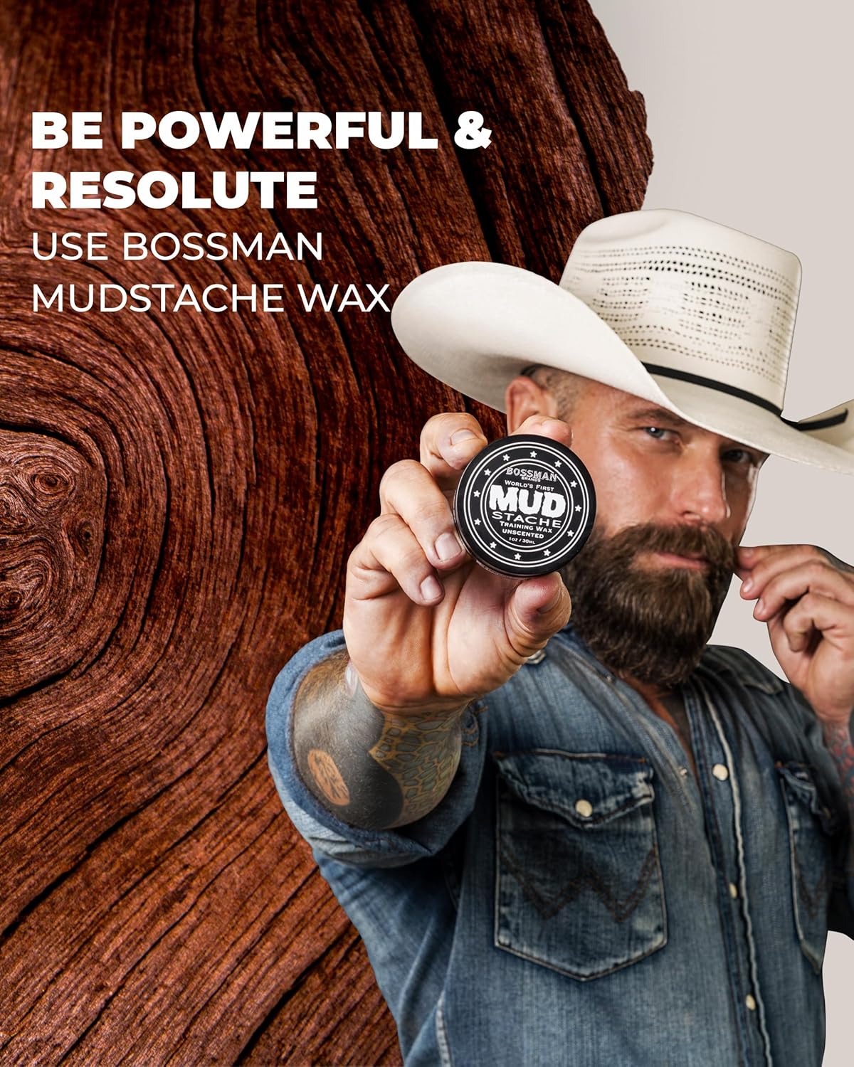 Mustache Wax | MUDstache® Mustache Training Wax