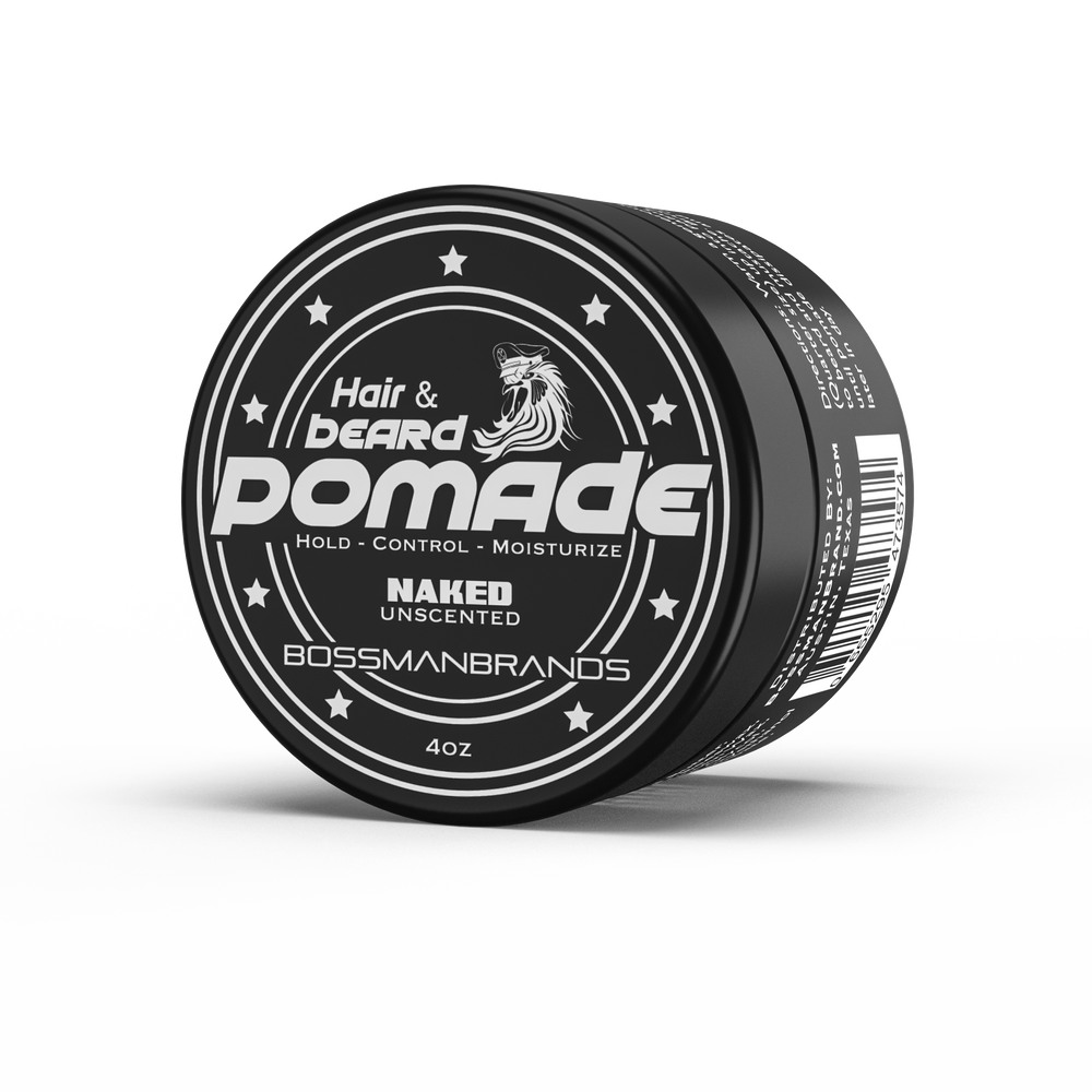 Hair & Beard Pomade, Naked, tin