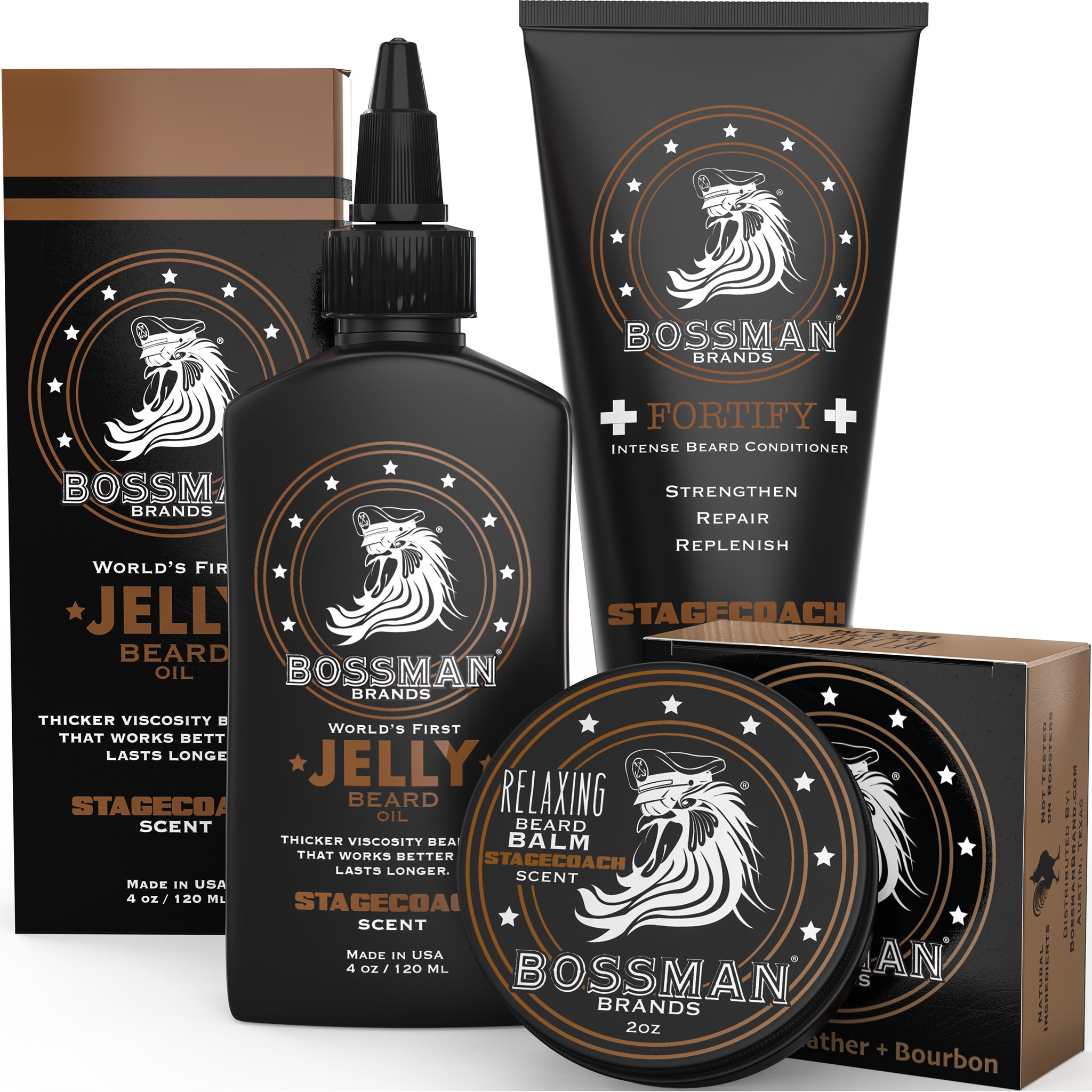 Essentials Beard Care Kit for Beaded Bosses | Bossman Brands