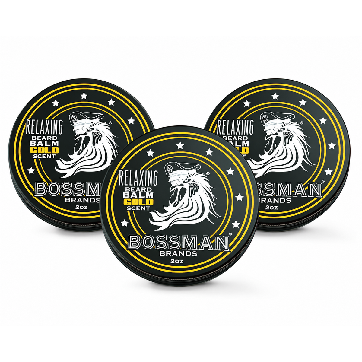 Relaxing Beard Balm, Gold, 3-pack#Scent_Gold