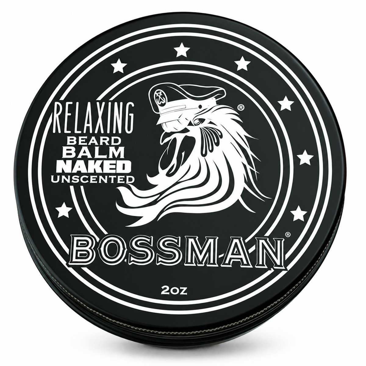 Relaxing Beard Balm, Naked, tin#Scent_Naked