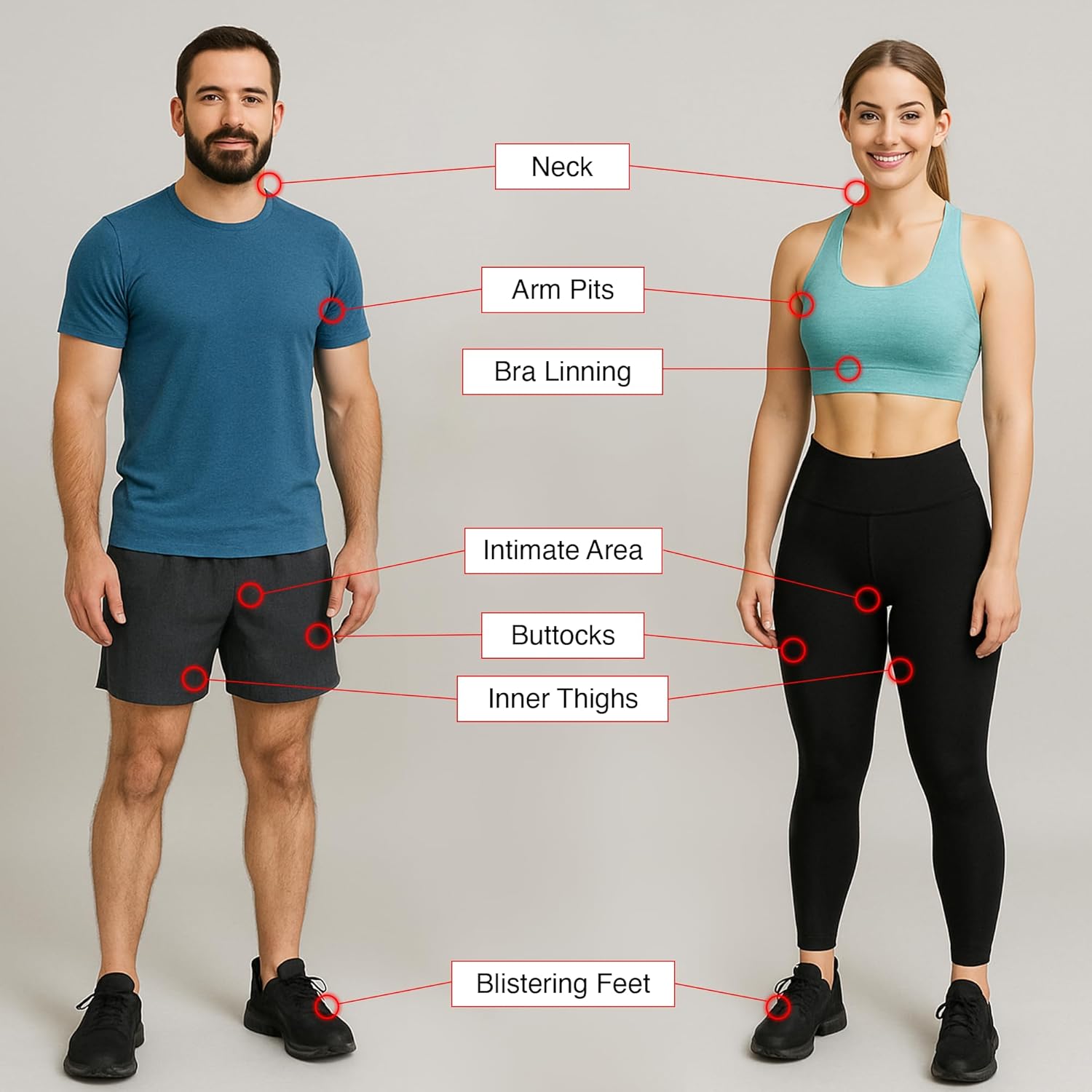 Butt & Body Cooling Anti-Chafe Stick with Menthol