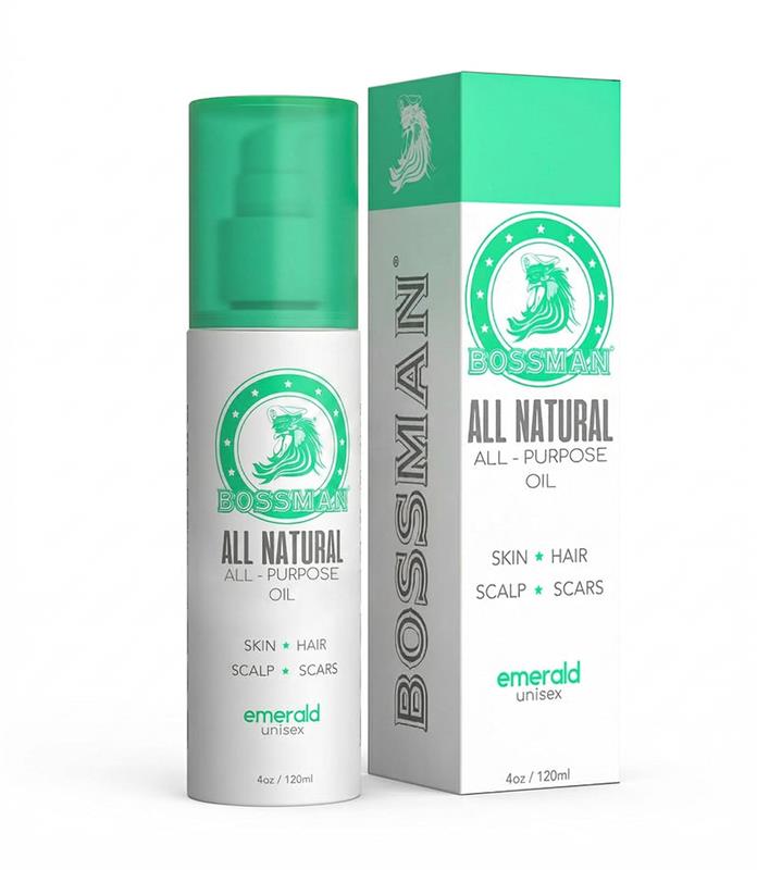 Bossman Skin, Scalp & Hair Oil – 4 oz