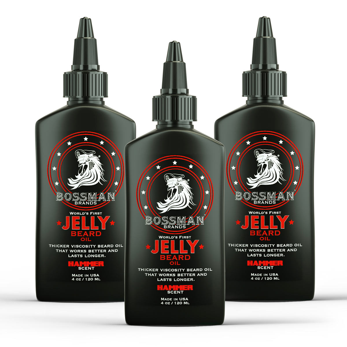 Jelly Beard Oil, Hammer, 3-pack#Scent_Hammer