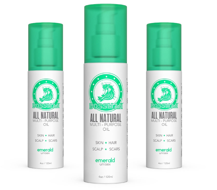 Bossman Skin, Scalp & Hair Oil – 4 oz